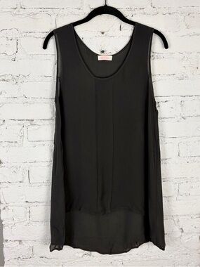 Sass & Bide Silk Tales Black Sleeveless Tank AUS12 US8